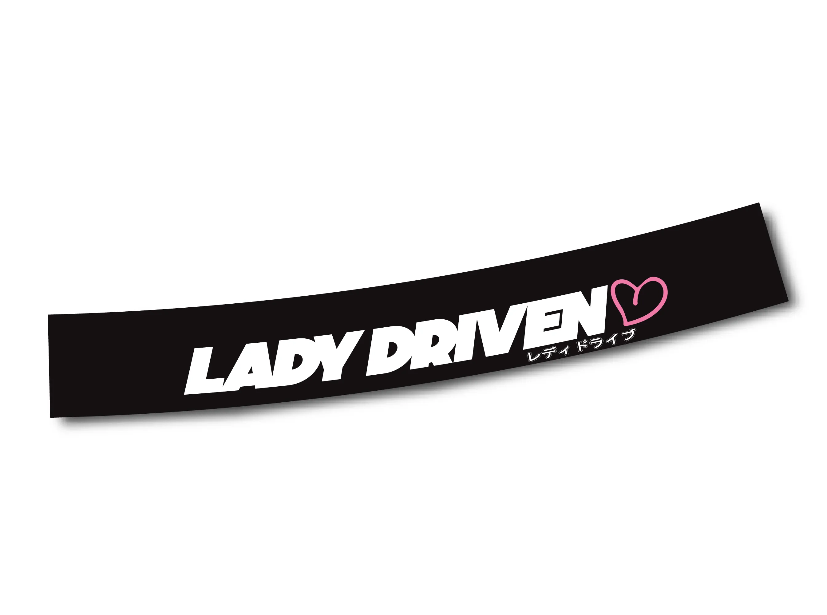 BMB. LADY DRIVEN PRINTED BANNER