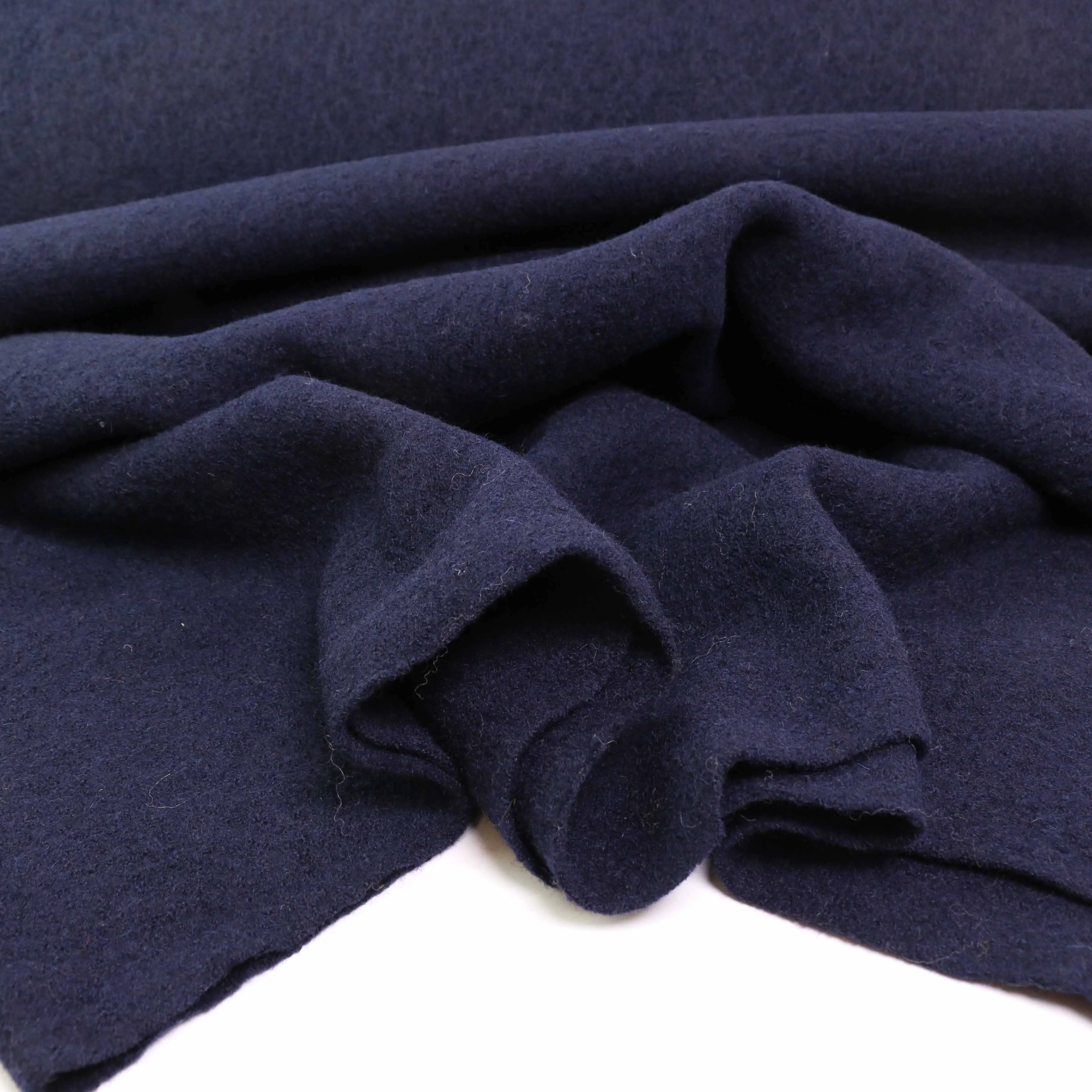 Boiled Wool Fabric - Charcoal, black, navy, teal, mustard