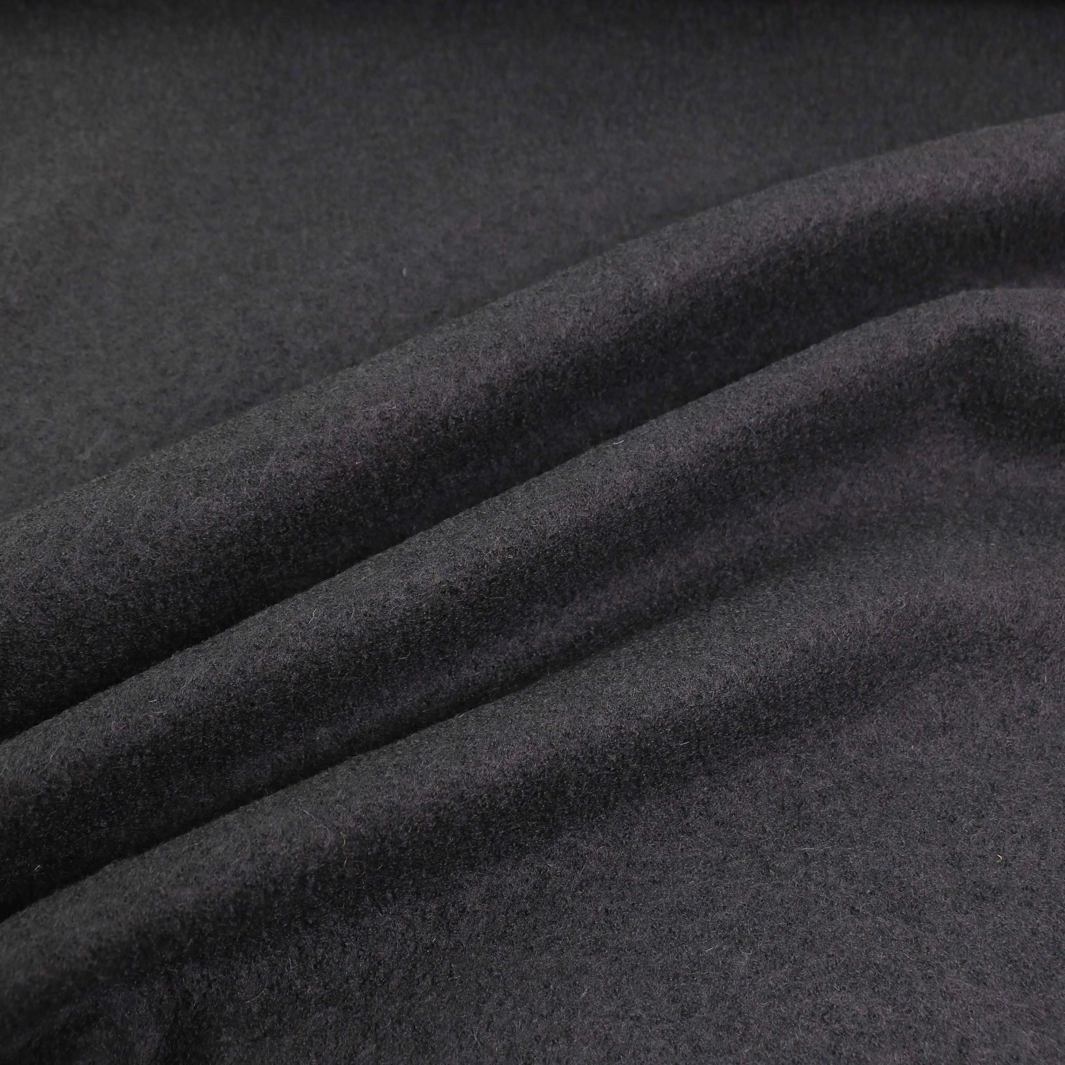 Boiled Wool Fabric - Charcoal, black, navy, teal, mustard
