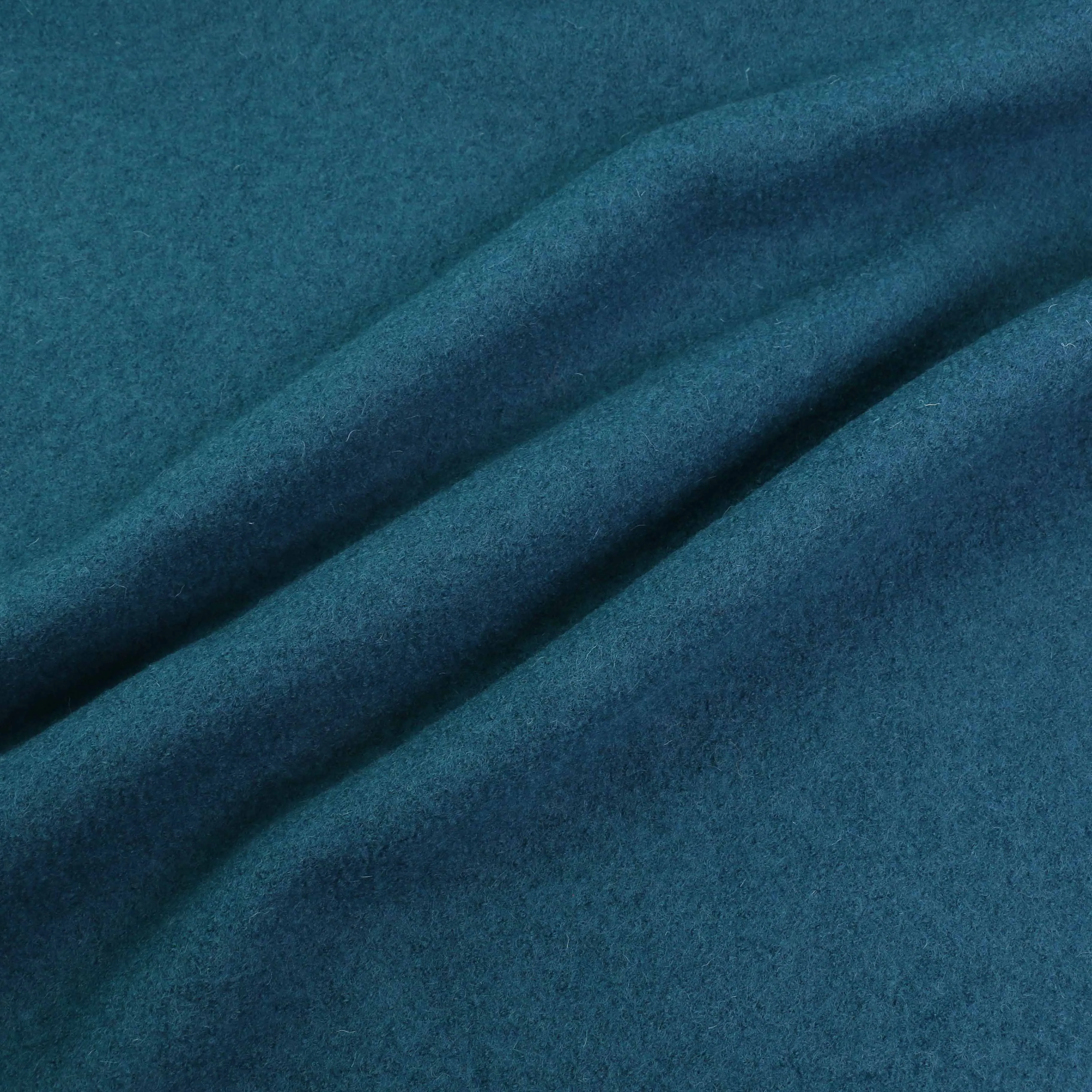 Boiled Wool Fabric - Charcoal, black, navy, teal, mustard