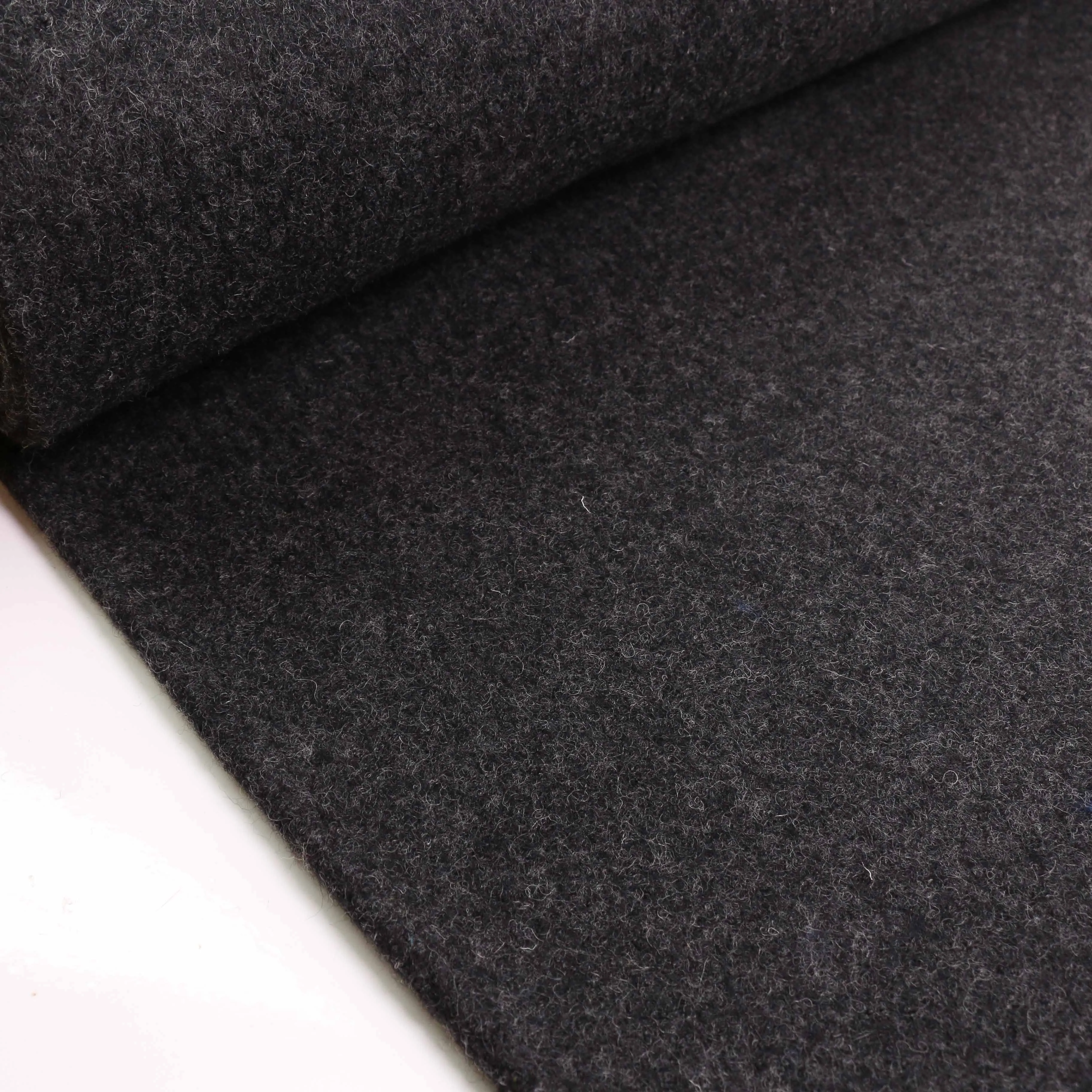Boiled Wool Fabric - Navy, teal, mustard, charcoal, black