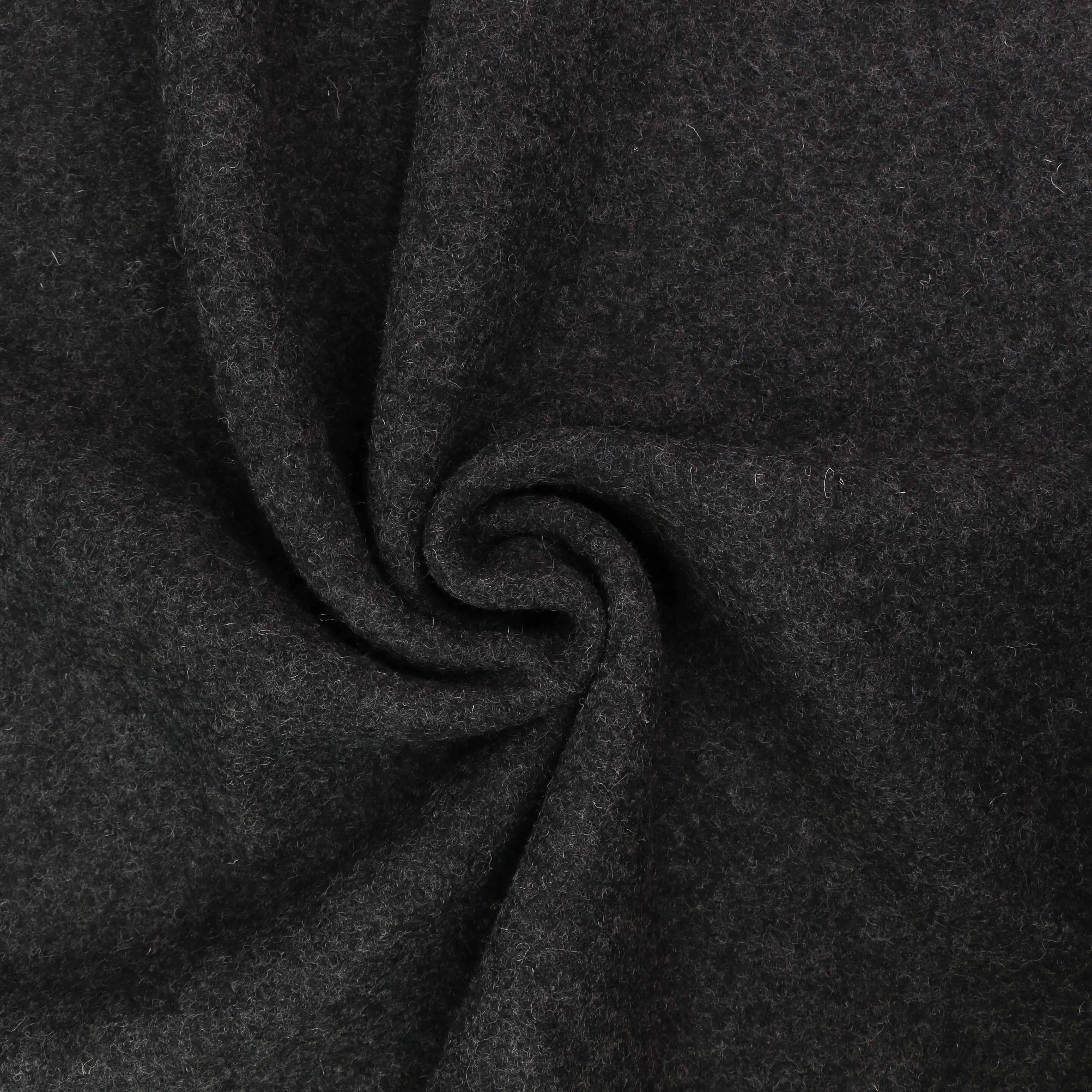 Boiled Wool Fabric - Navy, teal, mustard, charcoal, black