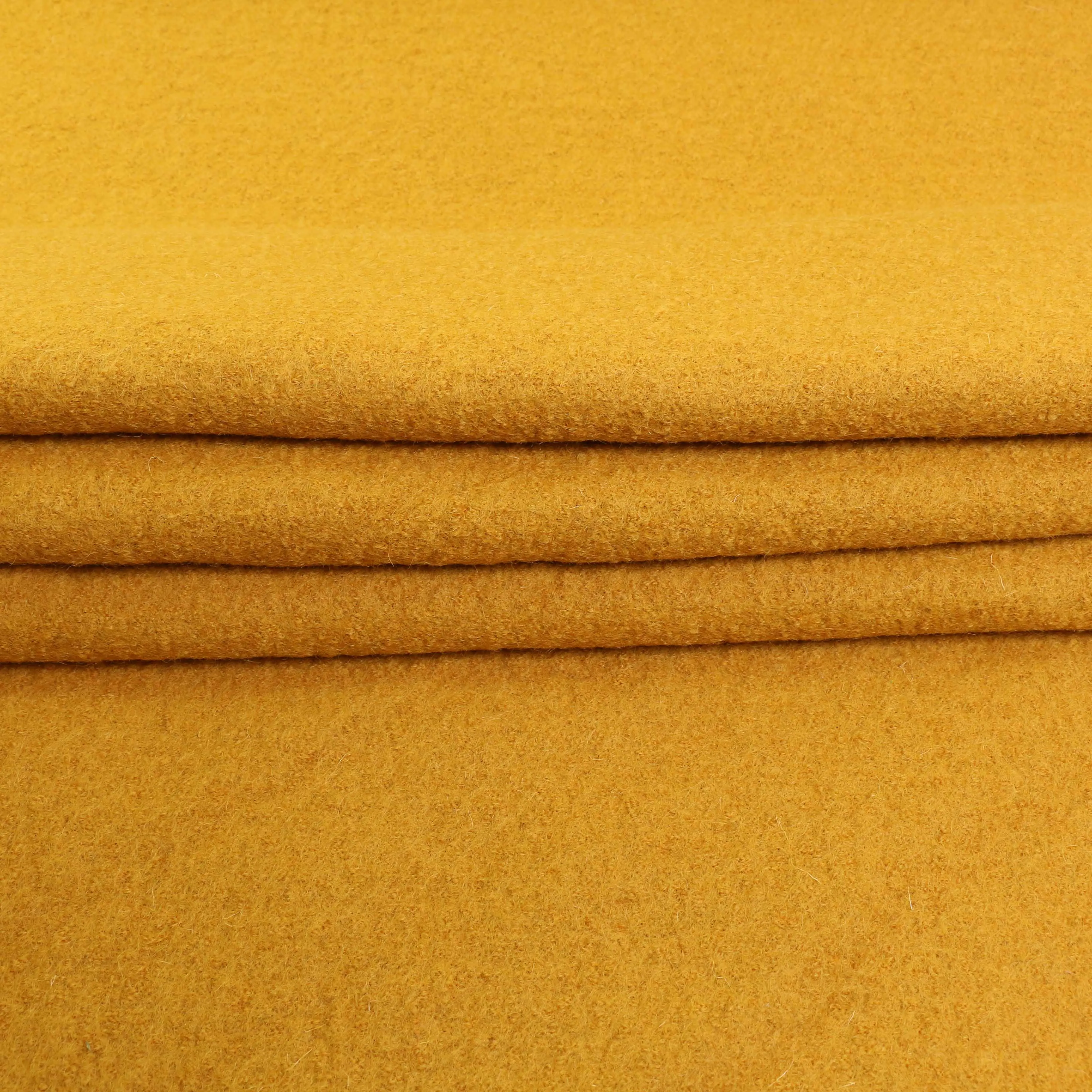 Boiled Wool Fabric - Navy, teal, mustard, charcoal, black