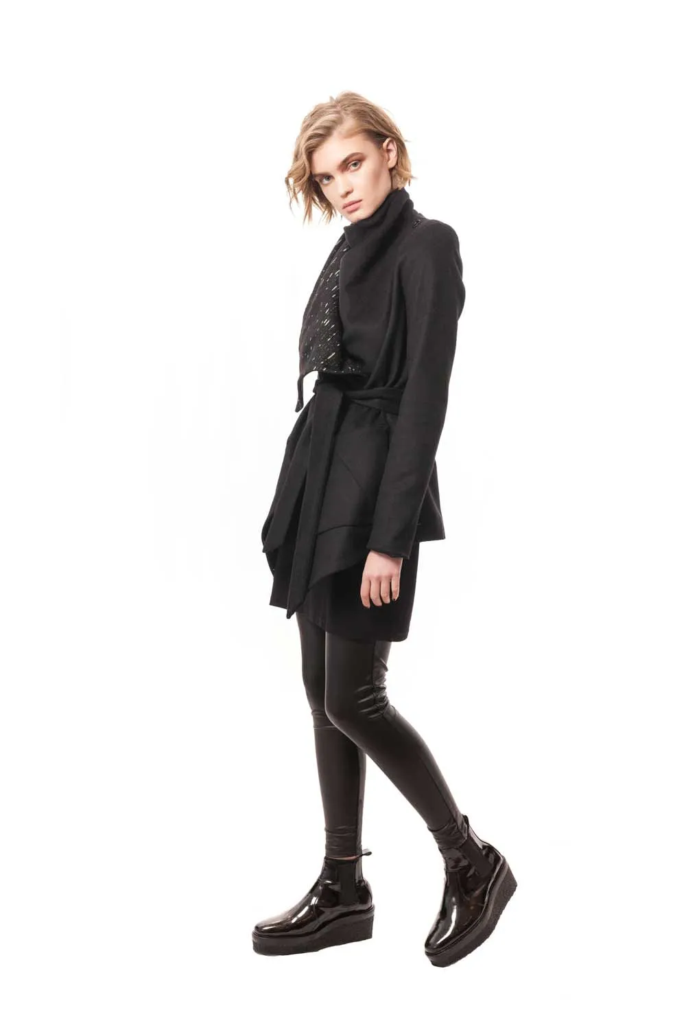 Bolsena Cashmere Tailored Wrap Jacket
