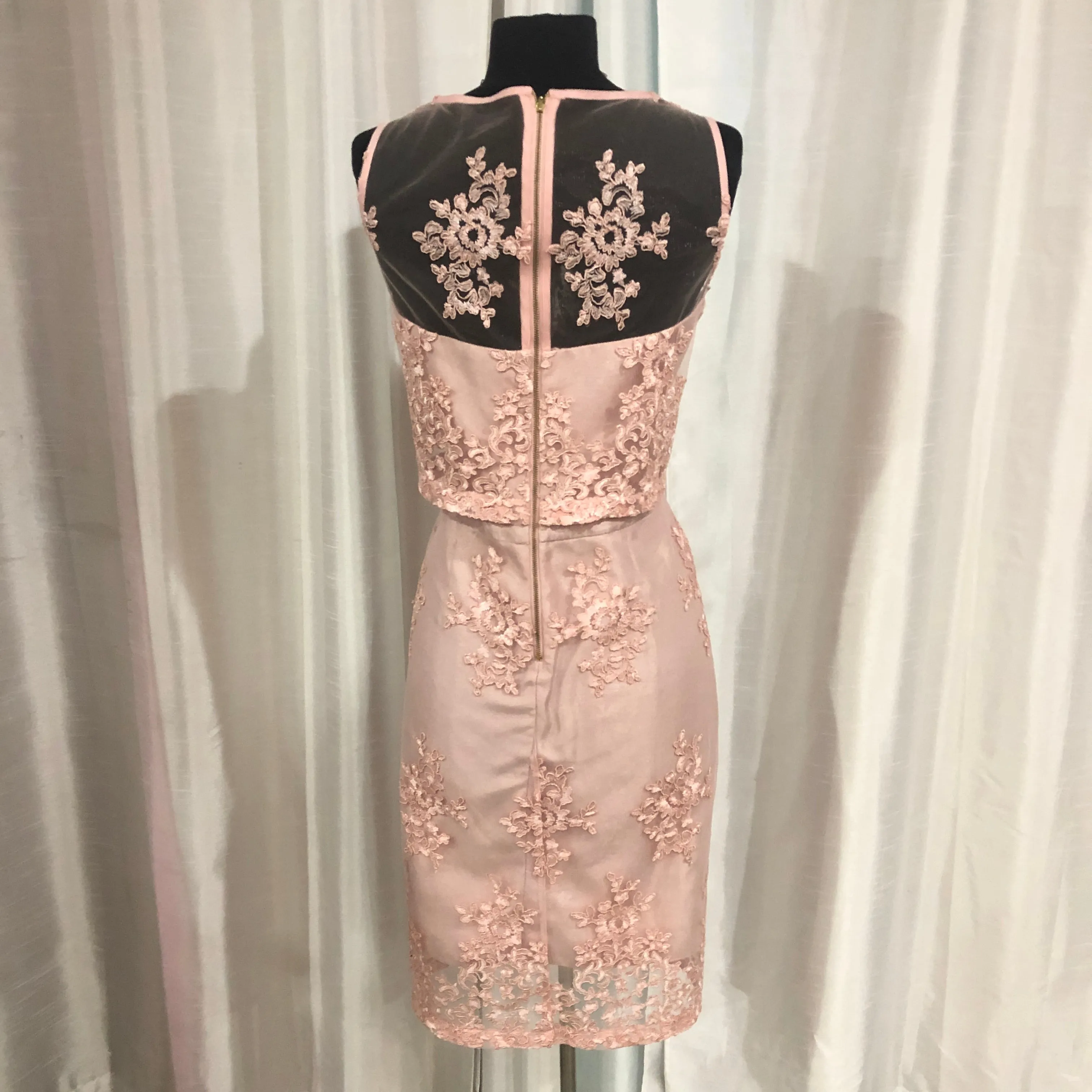 BOUTIQUE Short Blush Gown Size 10 NWT