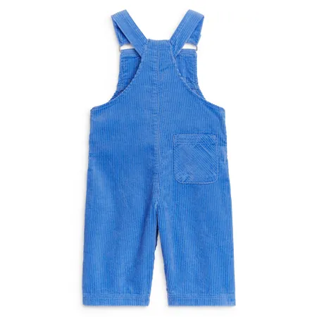 Bright Blue Corduroy Dungarees