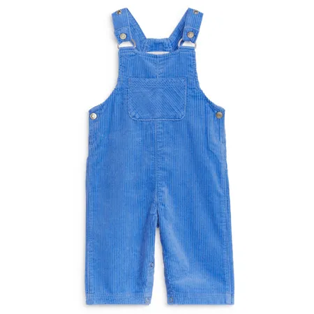 Bright Blue Corduroy Dungarees