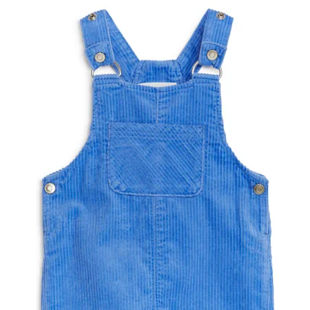 Bright Blue Corduroy Dungarees