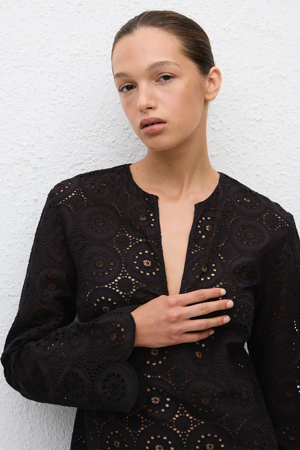 Broderie Tunic Dress