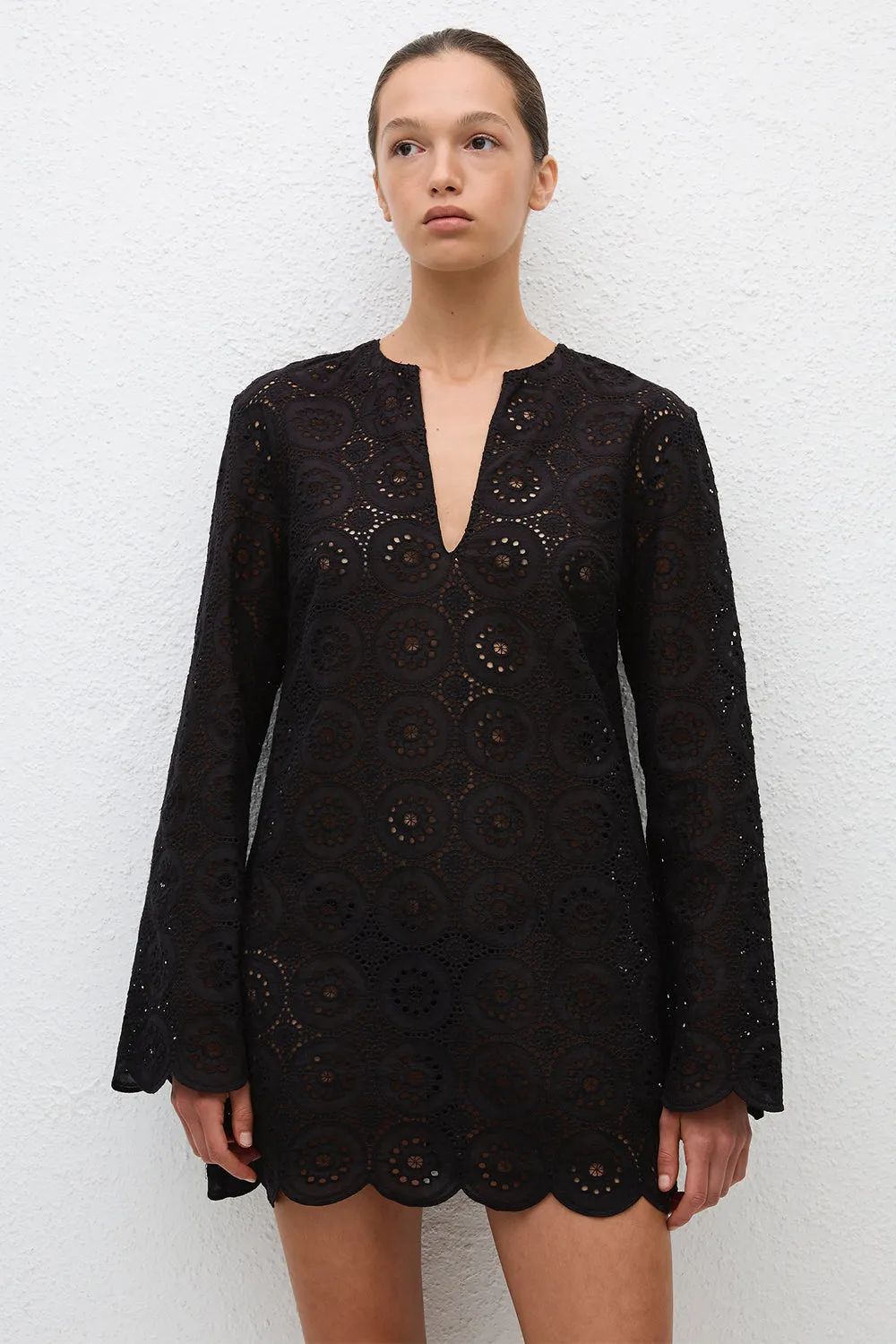 Broderie Tunic Dress