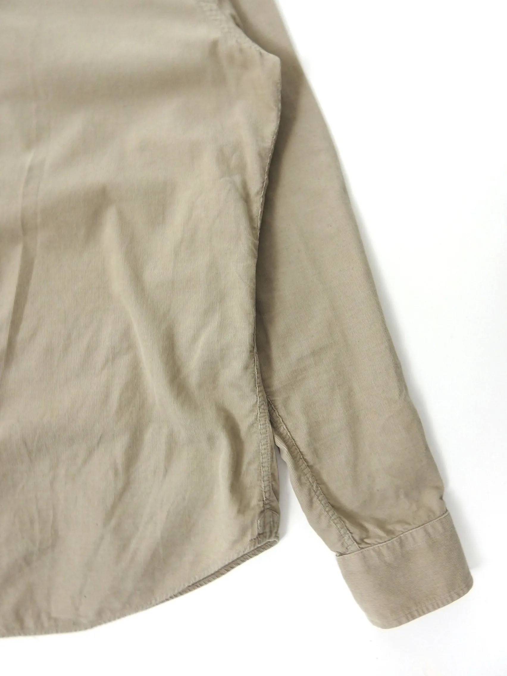 Brunello Cucinelli Corduroy Shirt Beige Medium