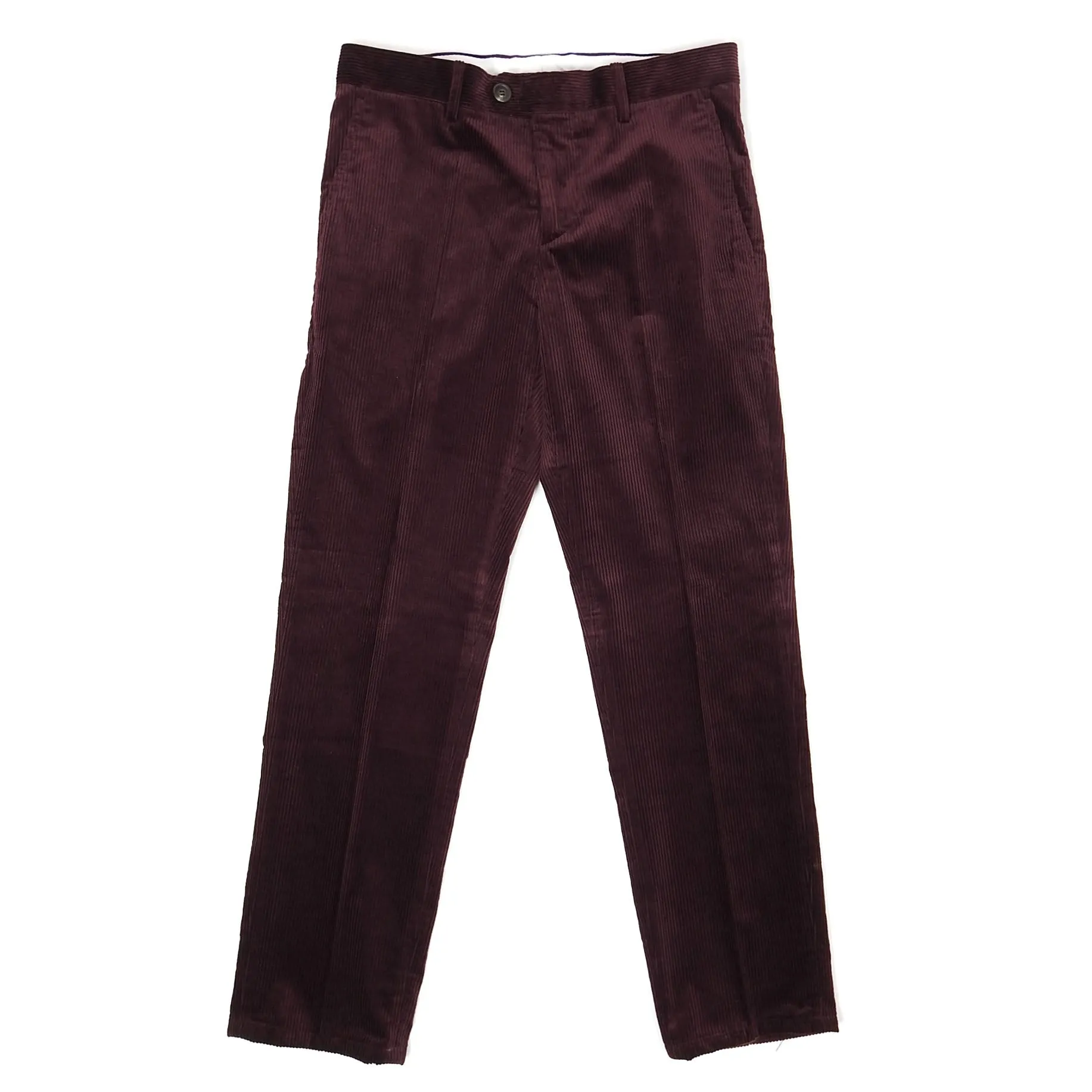 Brunello Cucinelli Wine Corduroy Pants Size 46 (30)