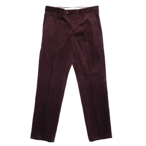 Brunello Cucinelli Wine Corduroy Pants Size 46 (30)