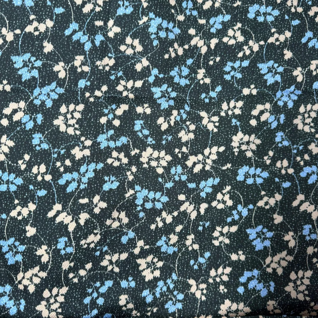 Buy Floral Satin Dobby Printed Fabric