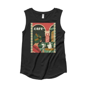 Cafe Deluxe Cap Sleeve Tank