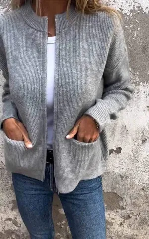Cammy | Zip-Up Cardigan