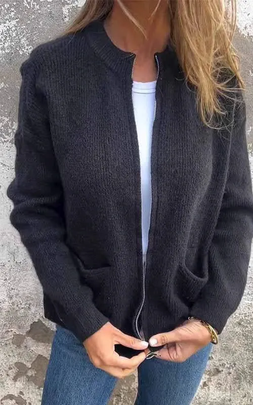 Cammy | Zip-Up Cardigan