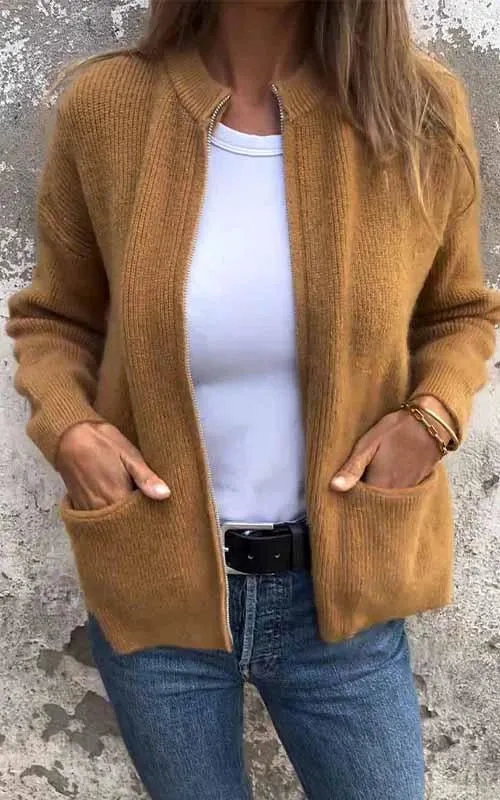 Cammy | Zip-Up Cardigan