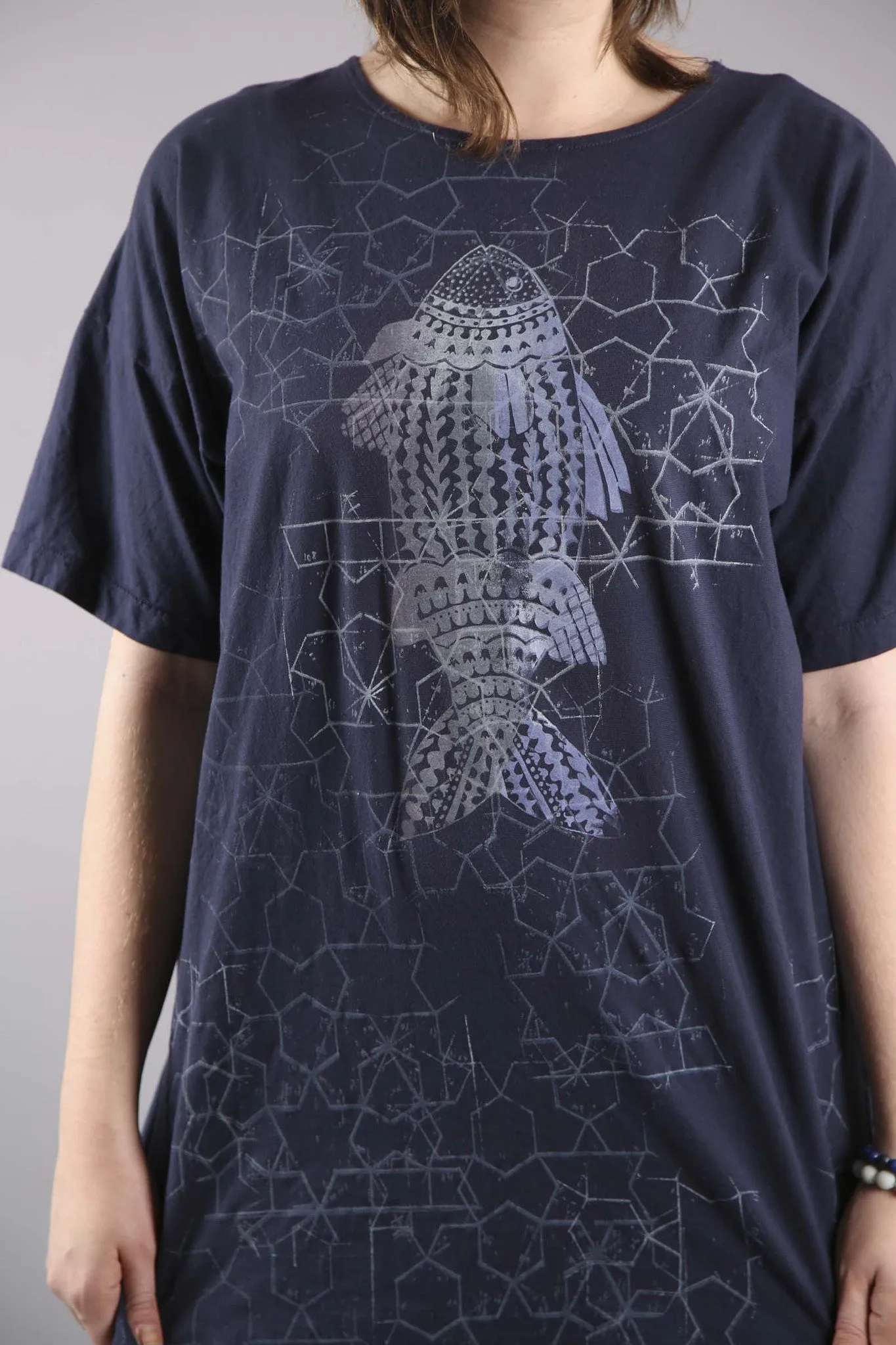 Camp Tunic Indigo Printed-2262C