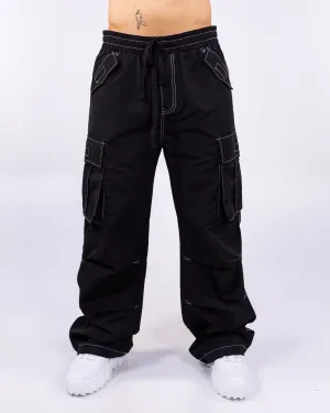 Campus Black Unisex Cargo Pants