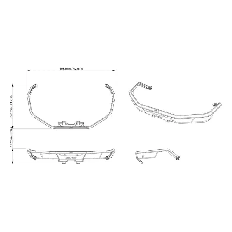 Can-Am LinQ Front Rack Extension ｜ G3 (Except XMR)