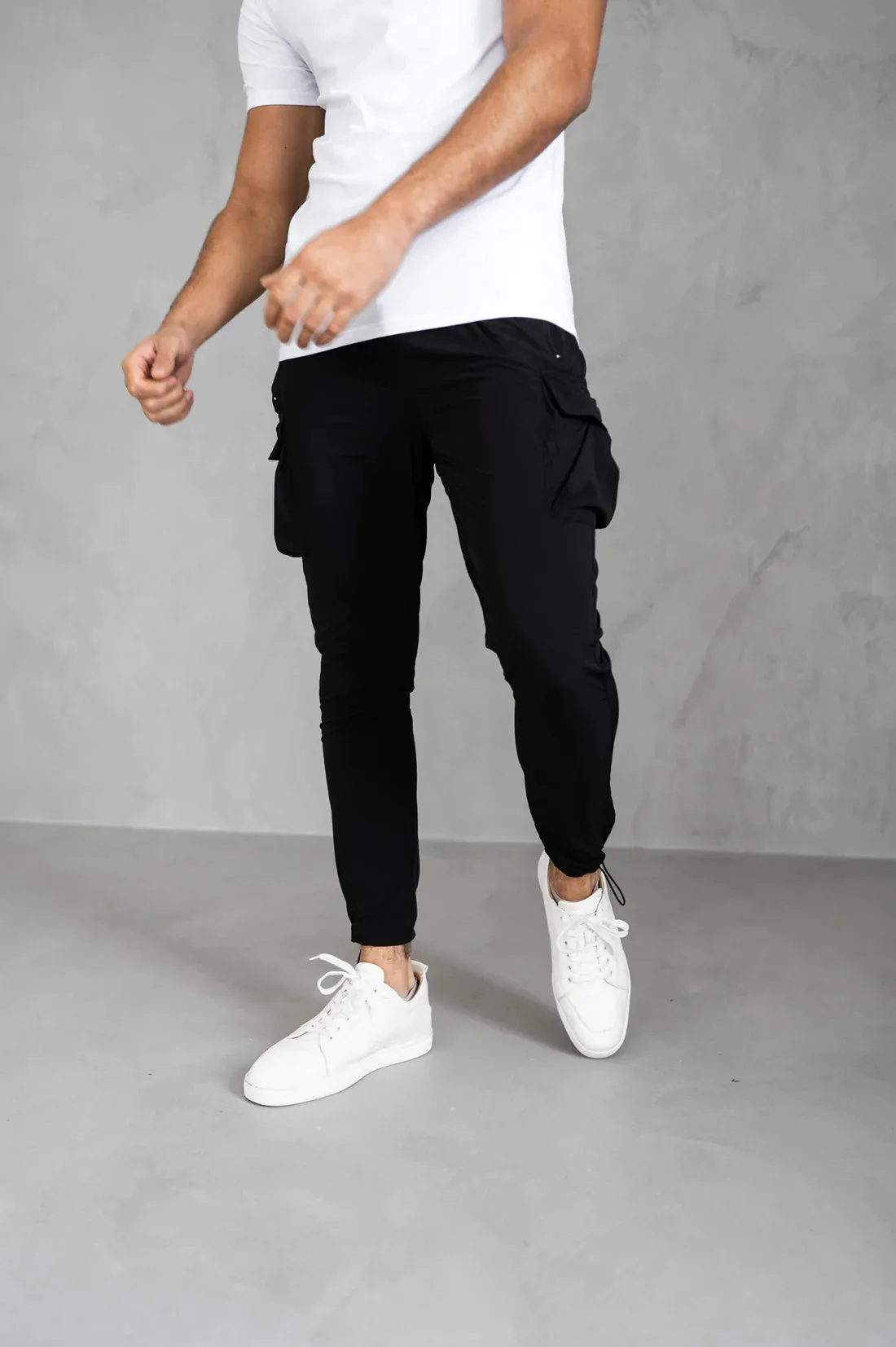 Capo Utility Cargo Pants Black