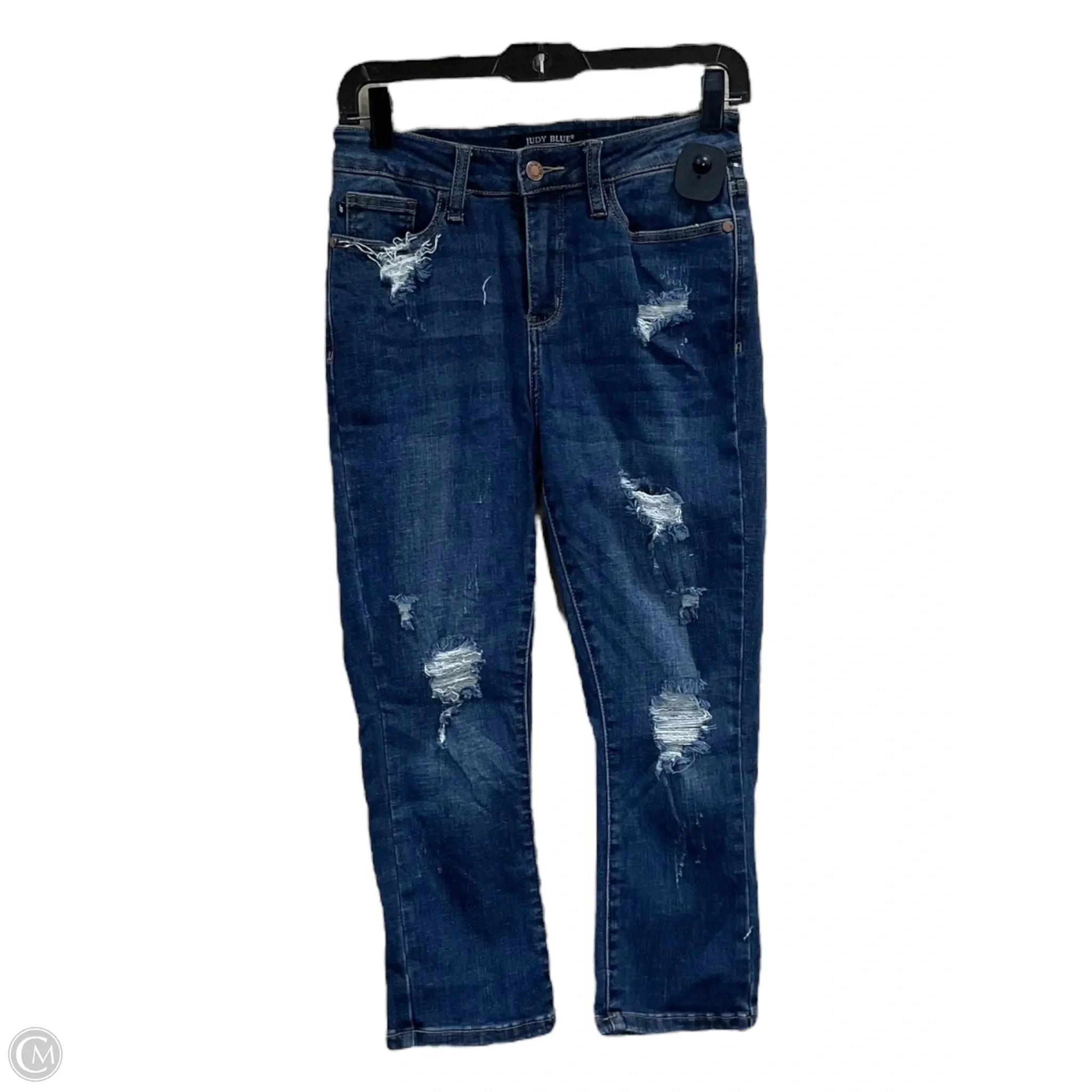Capris By Judy Blue In Blue Denim, Size: 2