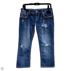 Capris By Miss Me In Blue Denim, Size: 6
