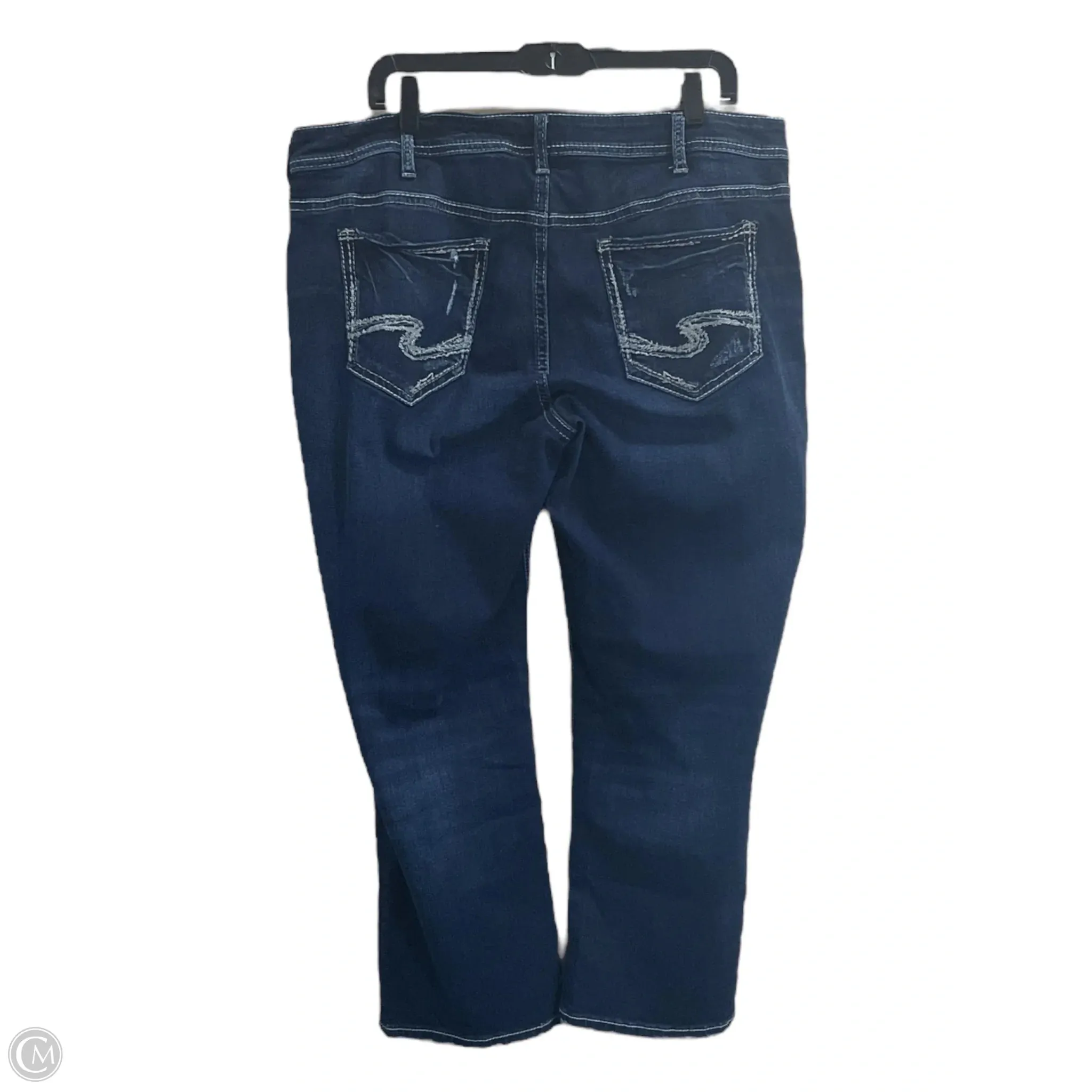 Capris By Silver In Blue Denim, Size: 18
