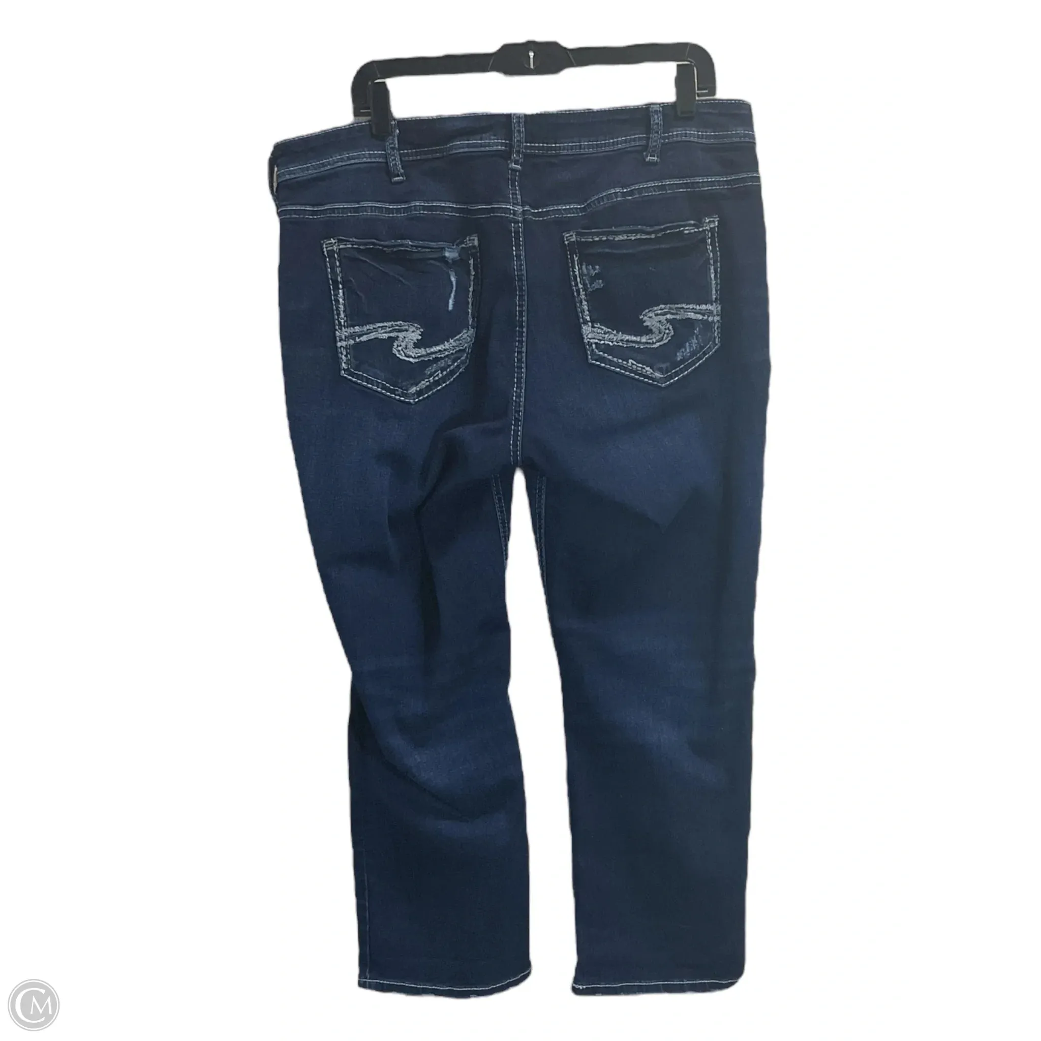 Capris By Silver In Blue Denim, Size: 18