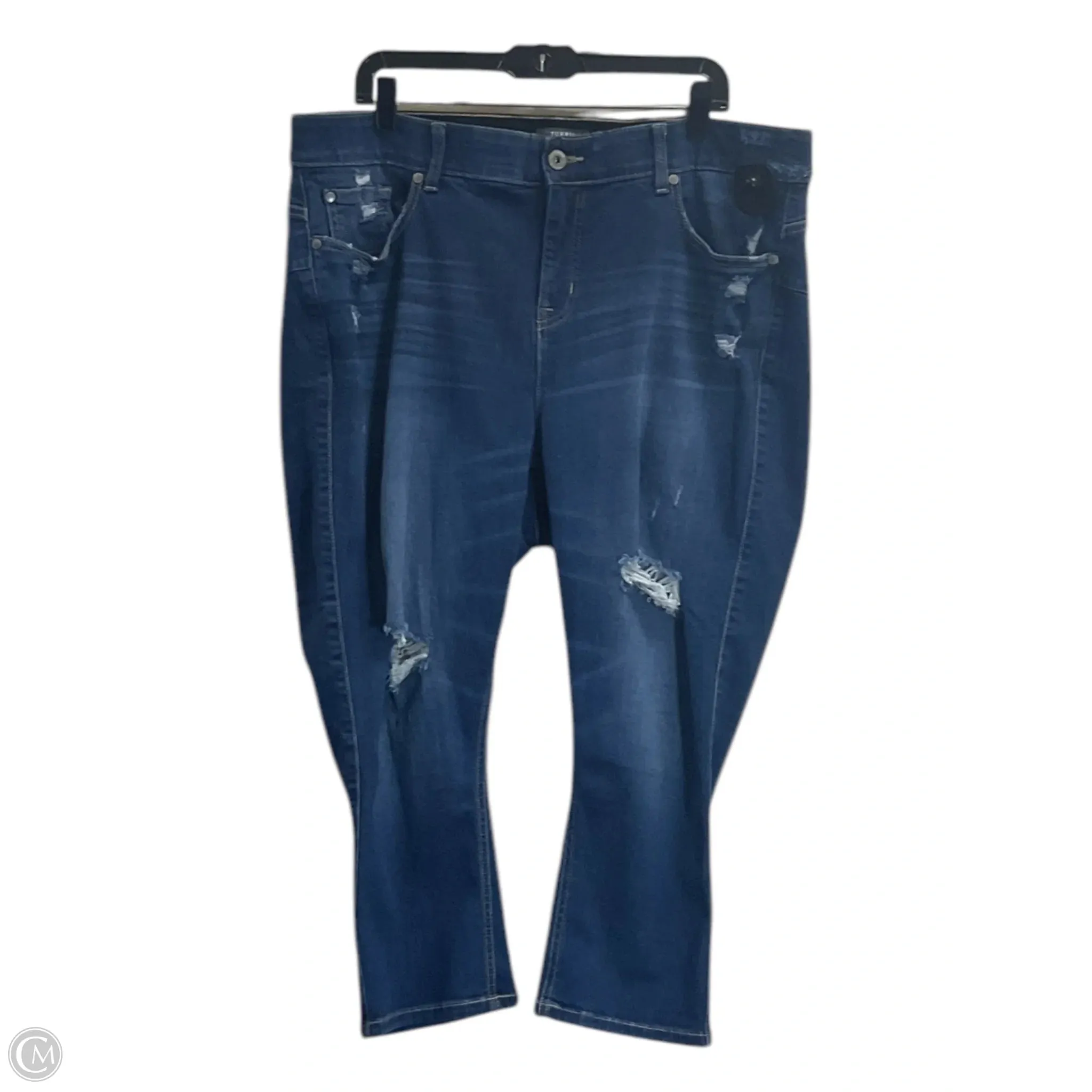 Capris By Torrid In Blue Denim, Size: 20