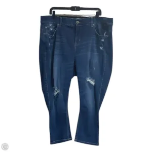 Capris By Torrid In Blue Denim, Size: 20