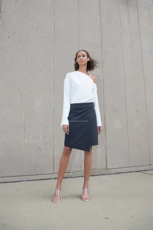 Cargo Pocket Skirt - Midnight