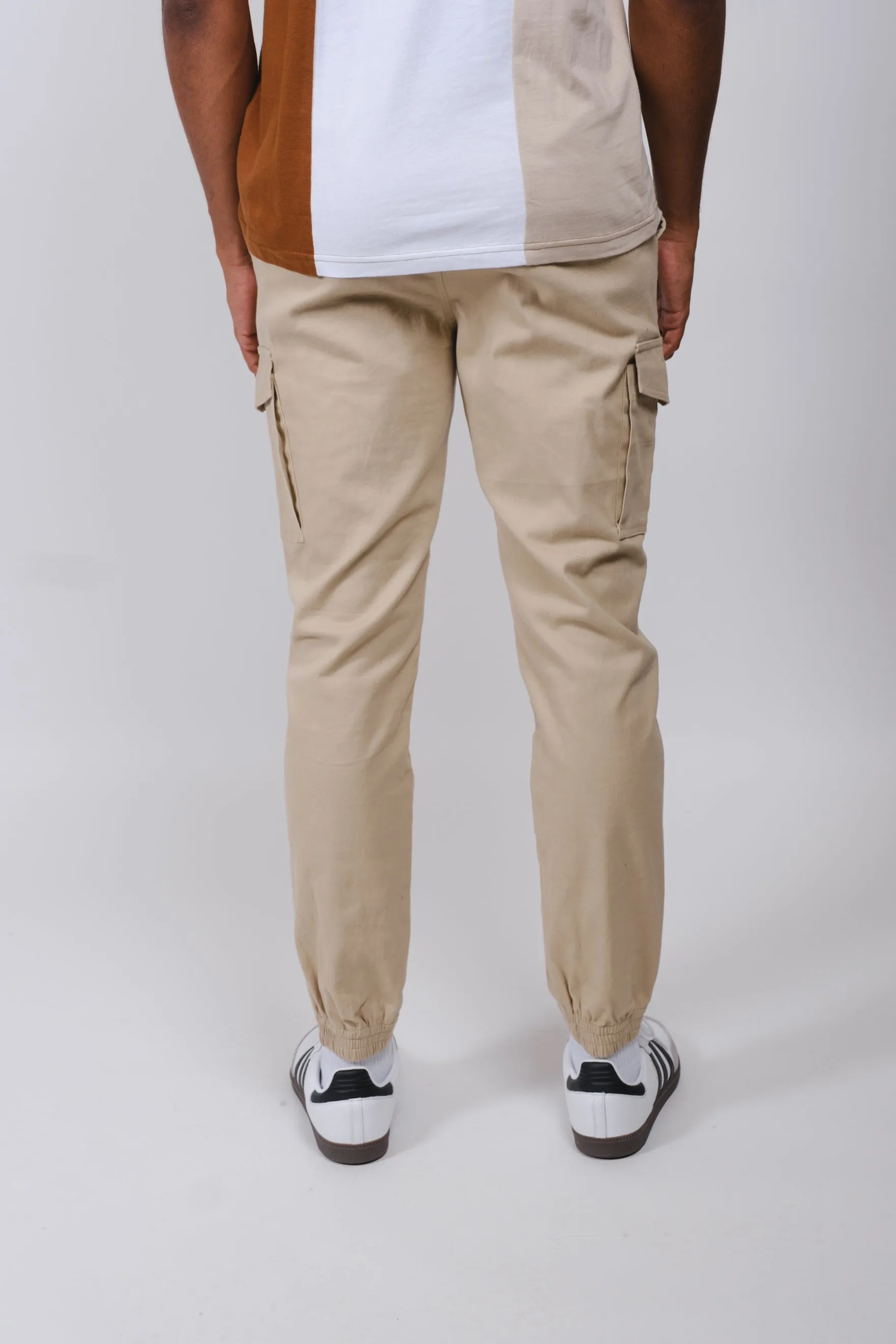Cargo Pocket Twill Jogger