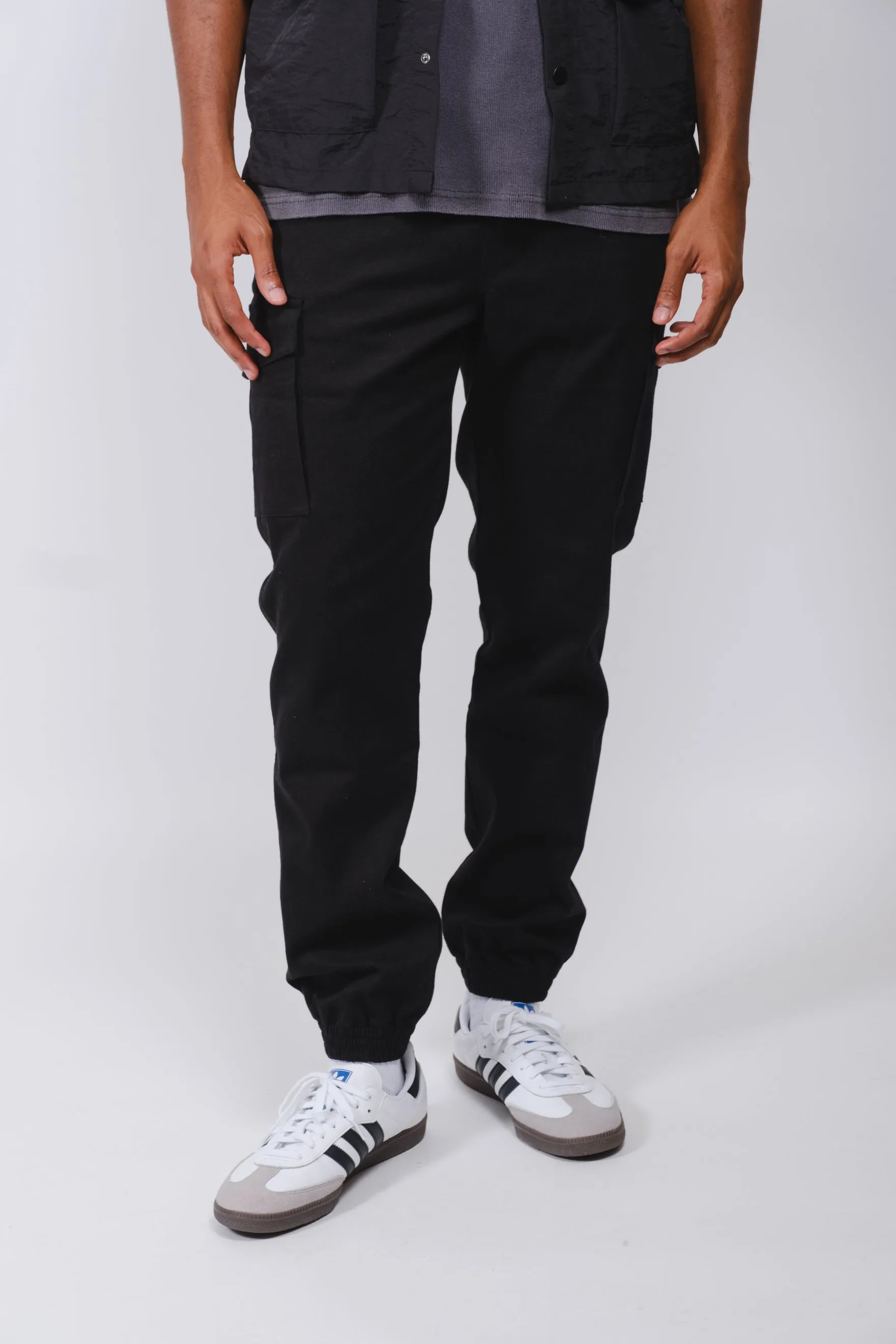Cargo Pocket Twill Jogger