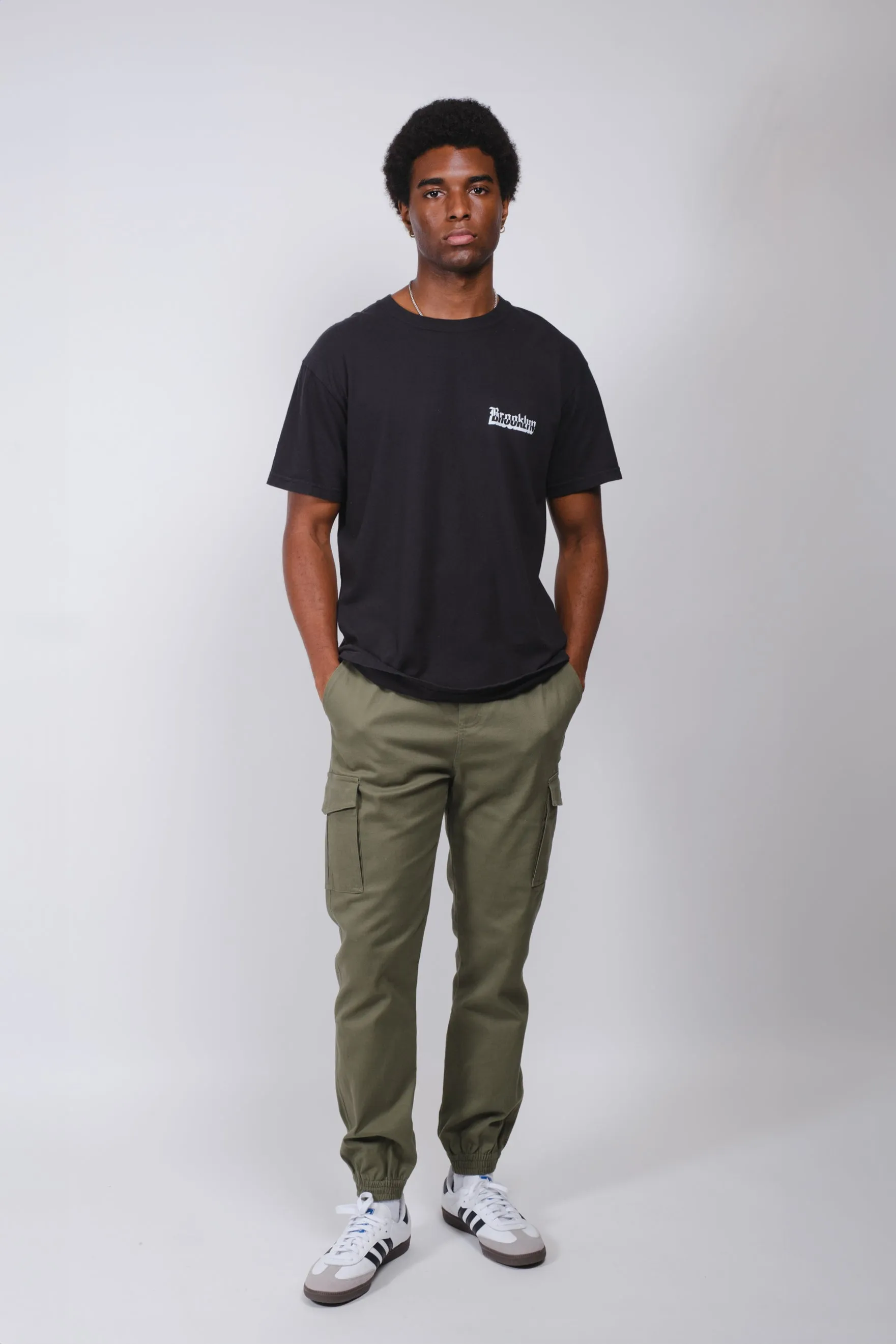 Cargo Pocket Twill Jogger
