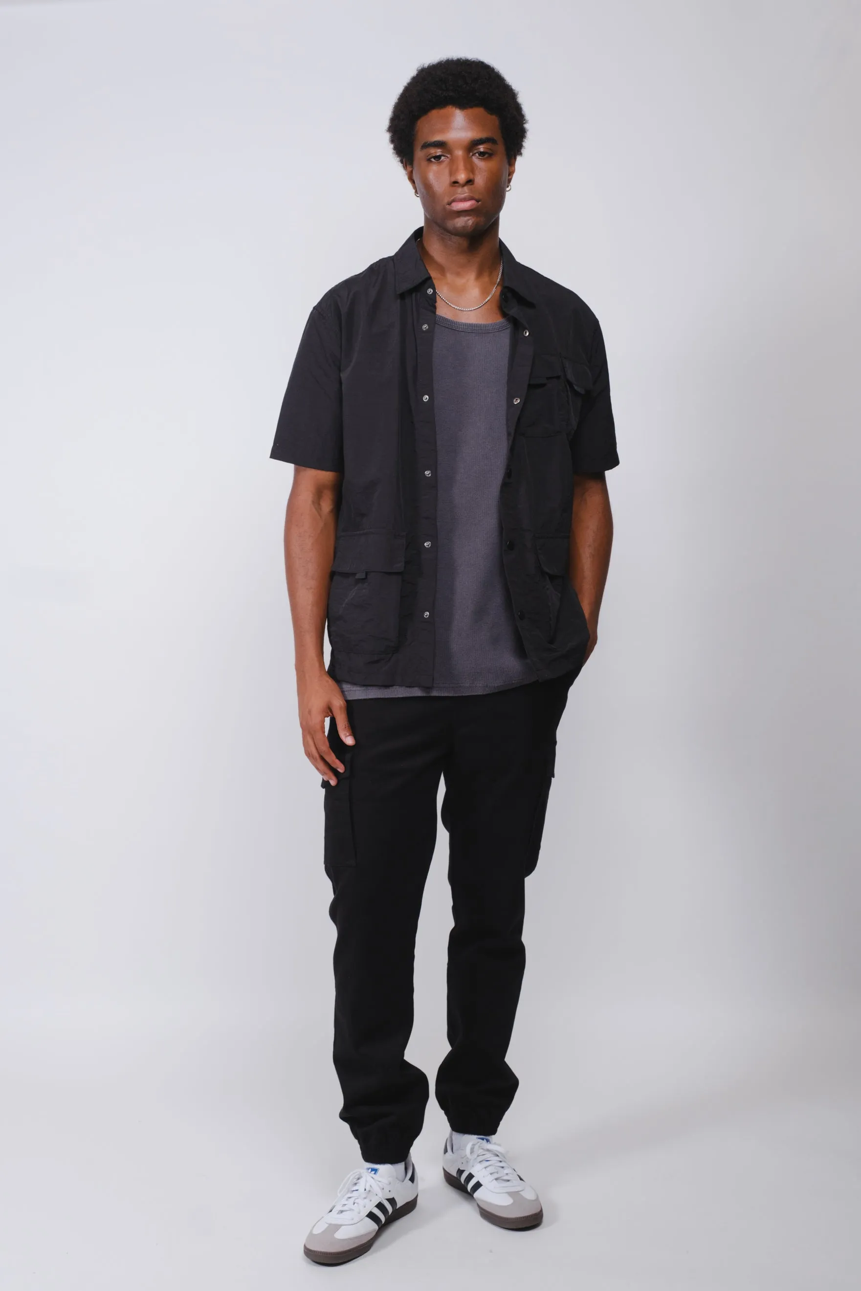 Cargo Pocket Twill Jogger