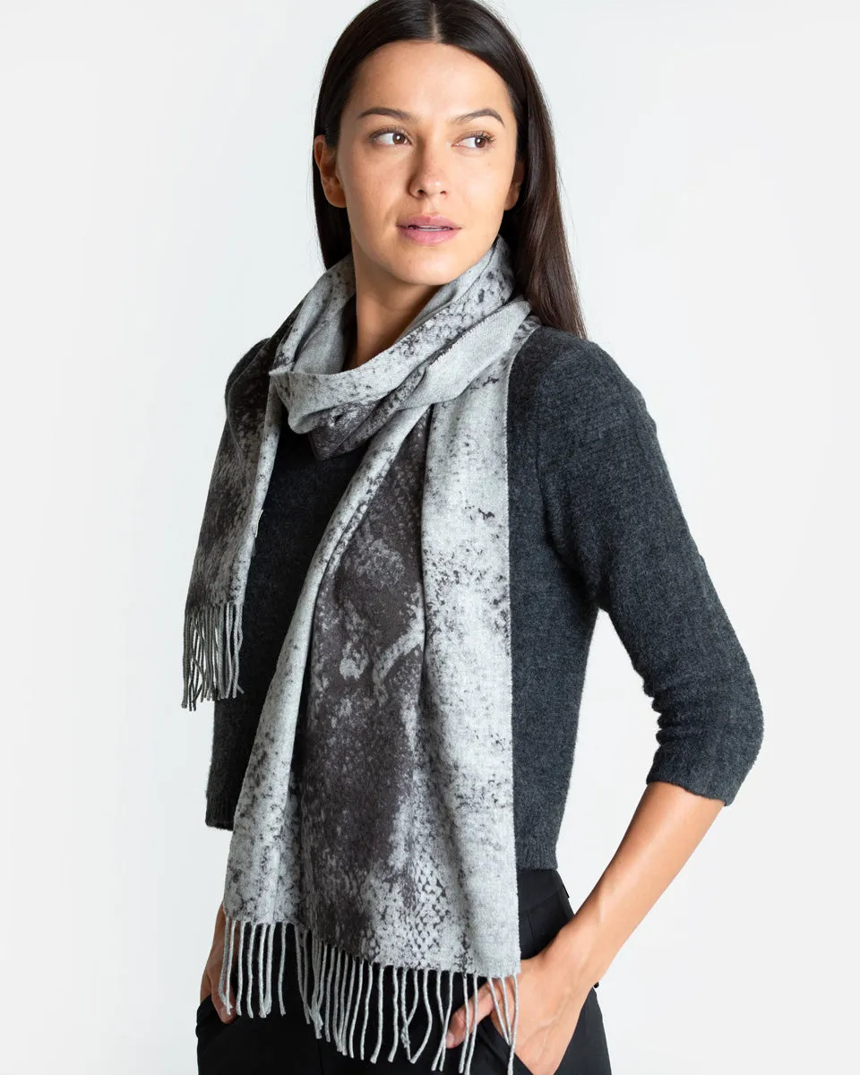 CASHMERE Snake Print Scarf