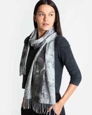 CASHMERE Snake Print Scarf