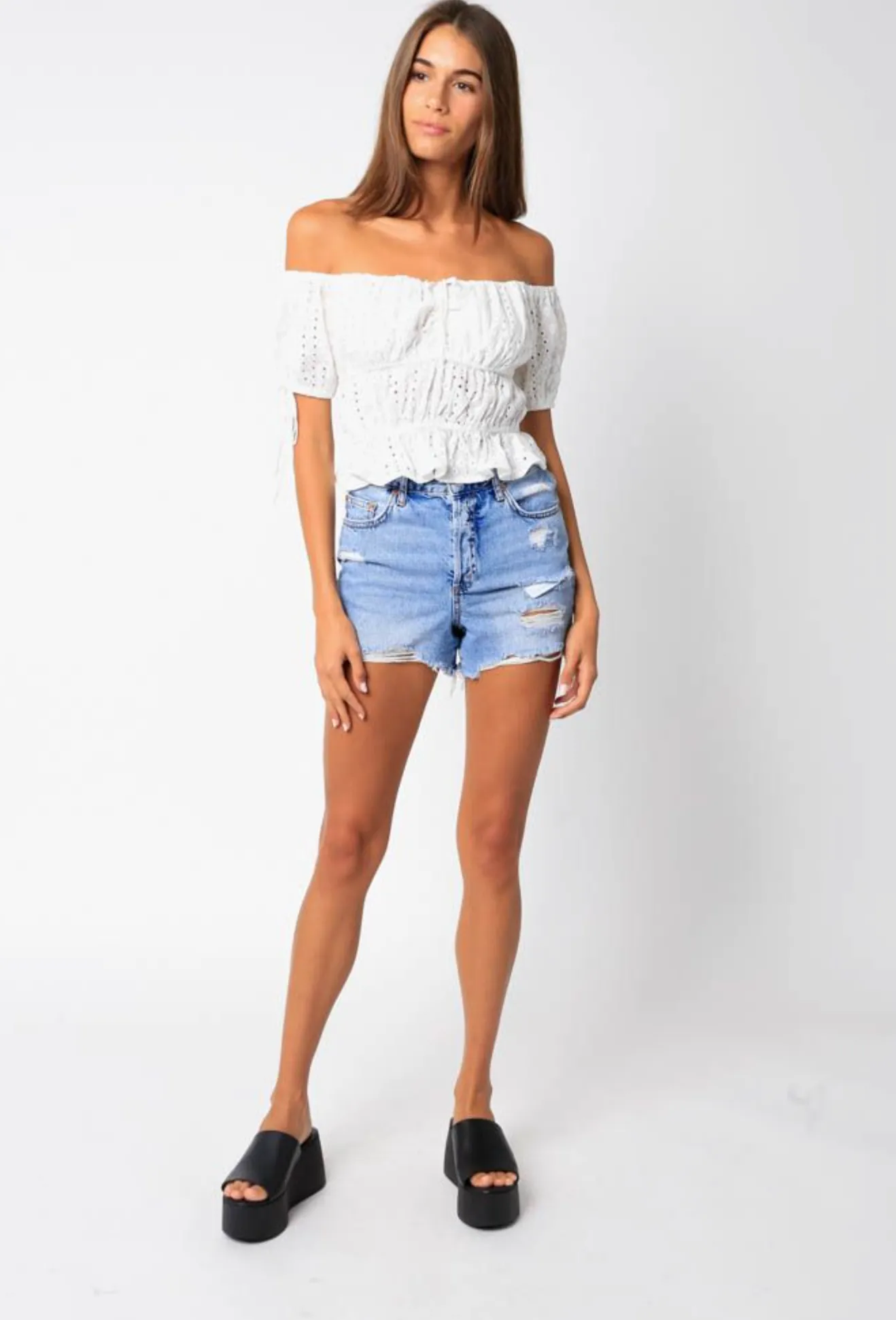 Cassia Embroidered Top