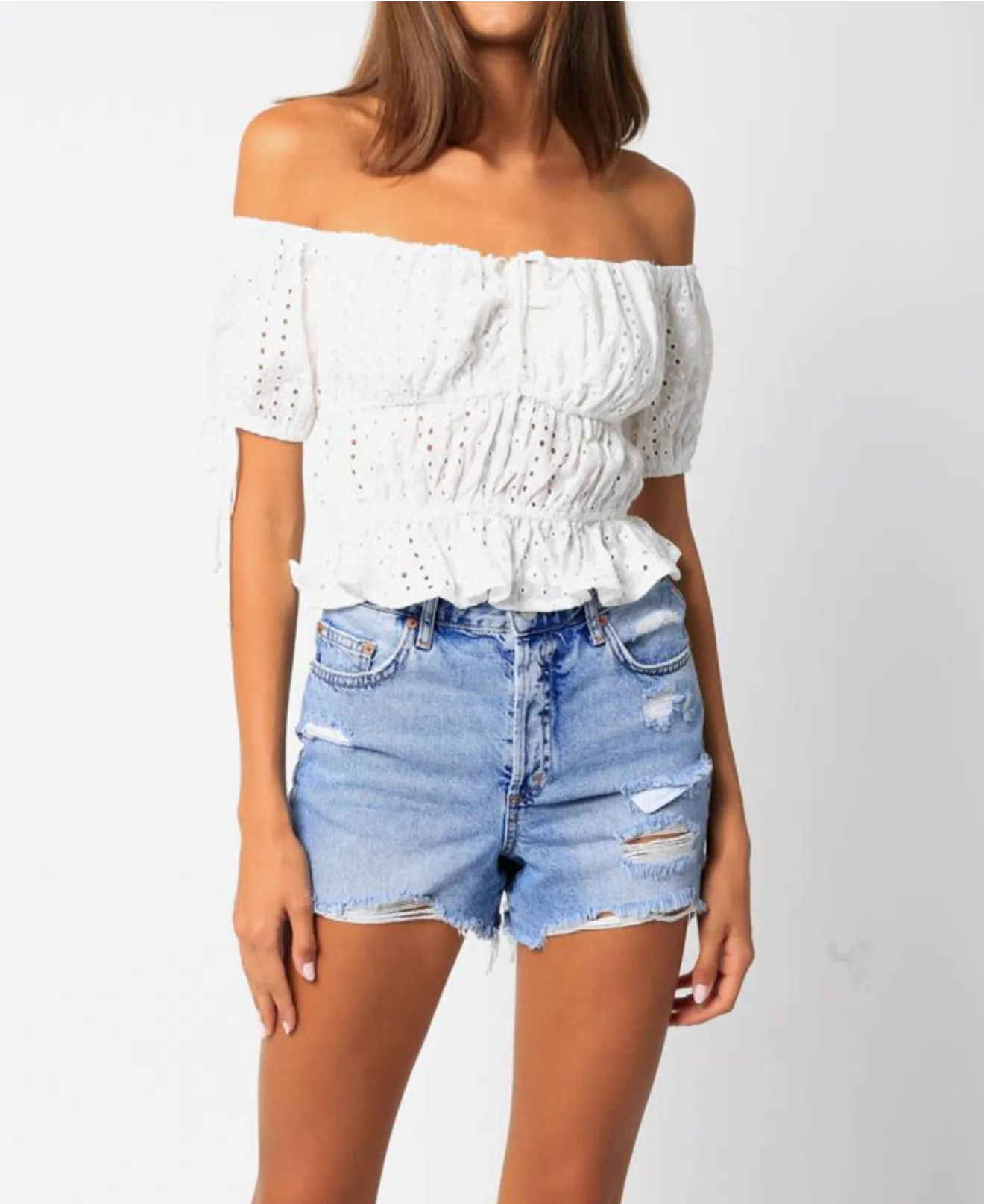 Cassia Embroidered Top
