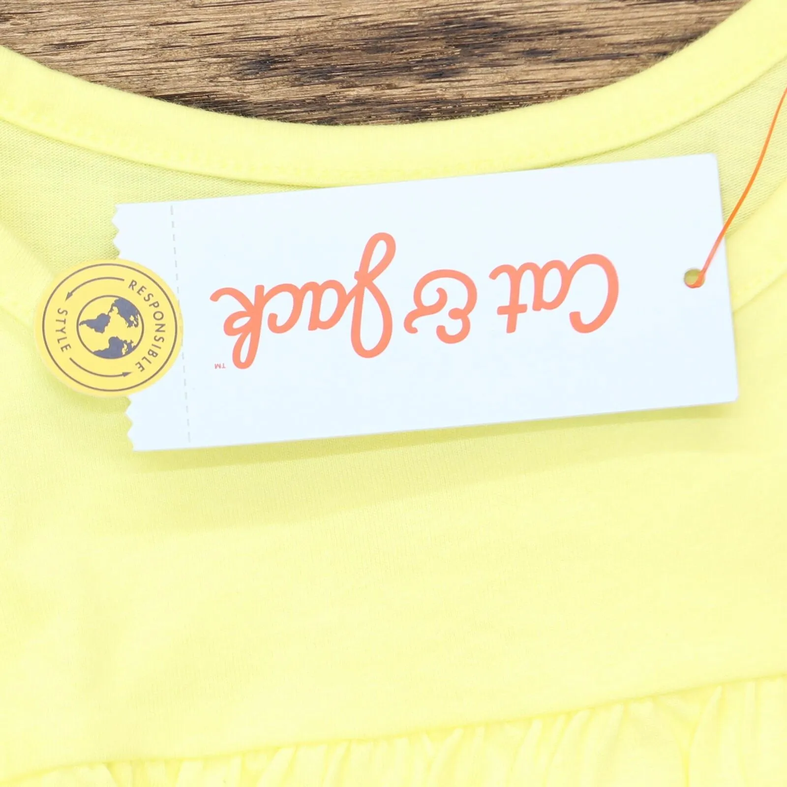 Cat & Jack Toddler Girls' Eyelet Short Sleeve T-Shirt