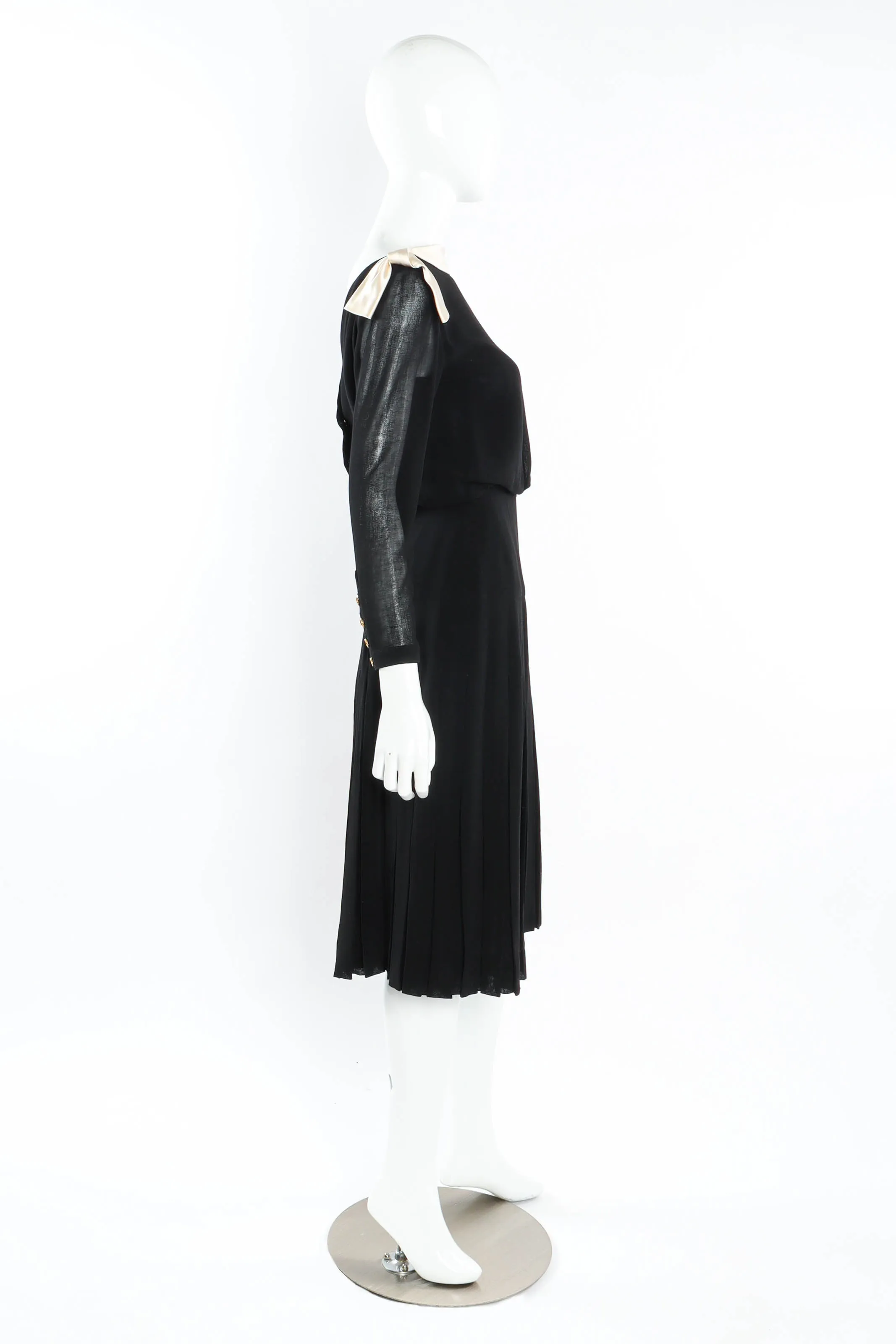 CC Pleated Wrap Dress