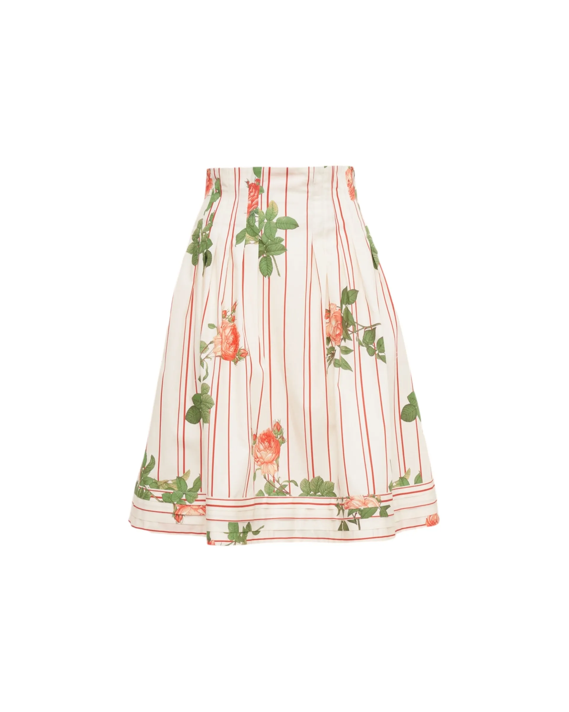 CECINA HIGH WAISTED PRINTED SHORT SKIRT