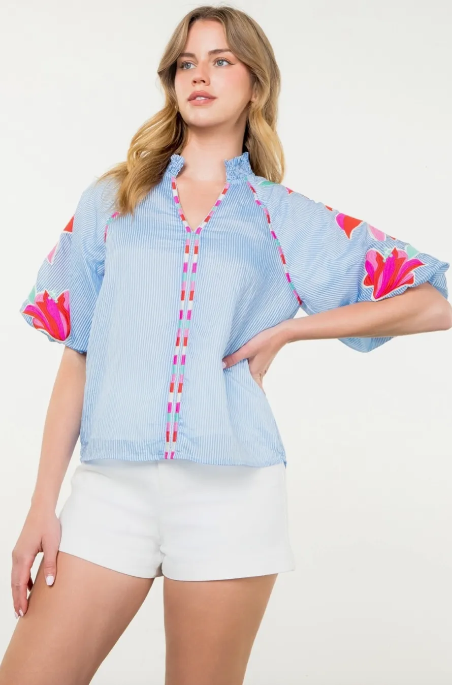 Celaena Top -- Blue