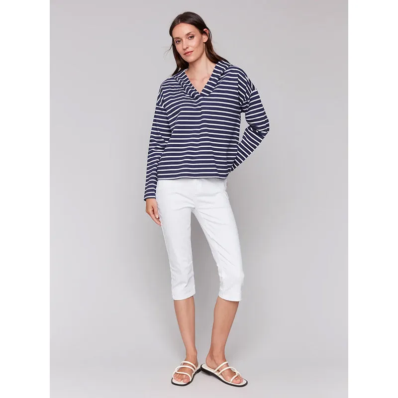 Charlie B Striped Hoodie