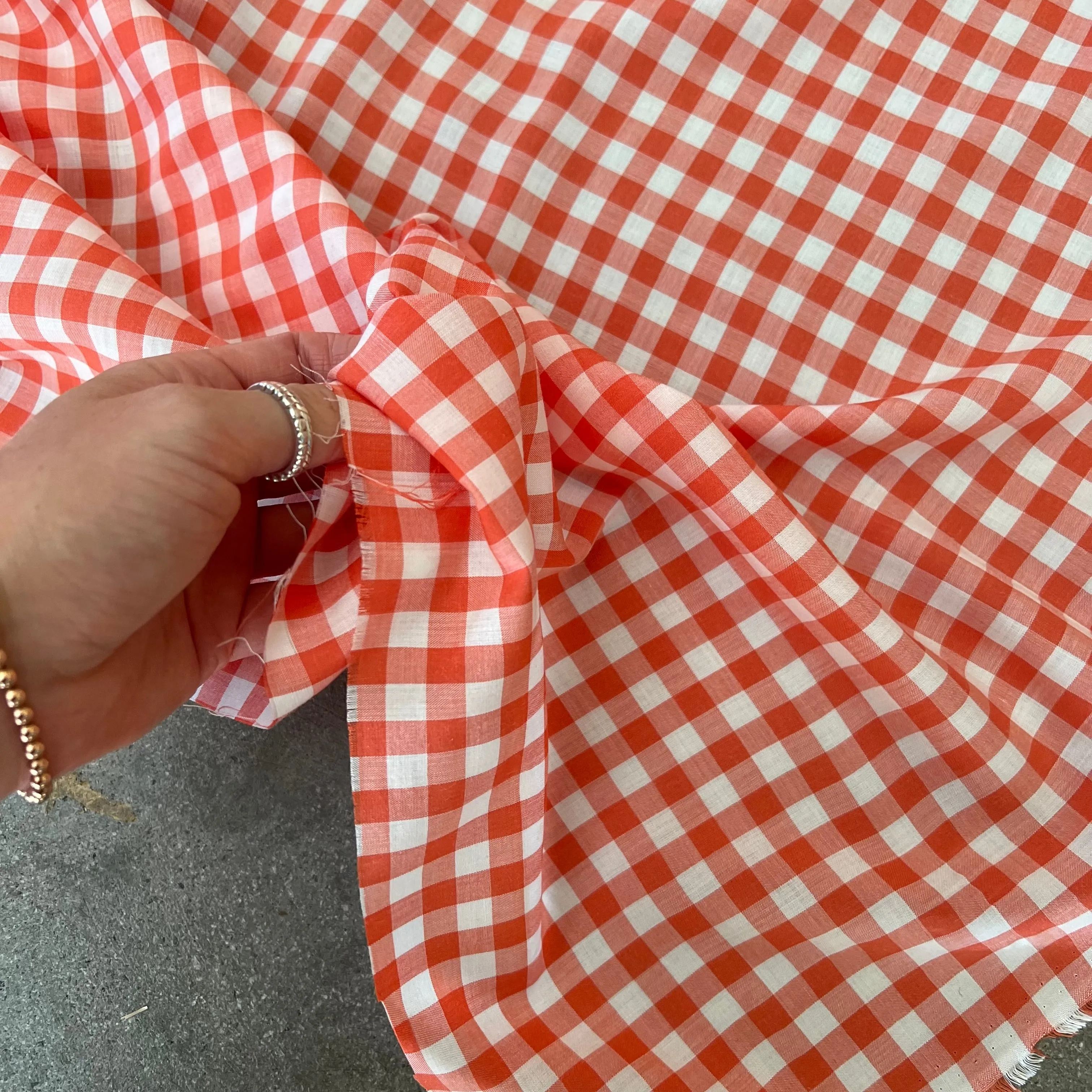 Checkers Tangerine    $16 per metre