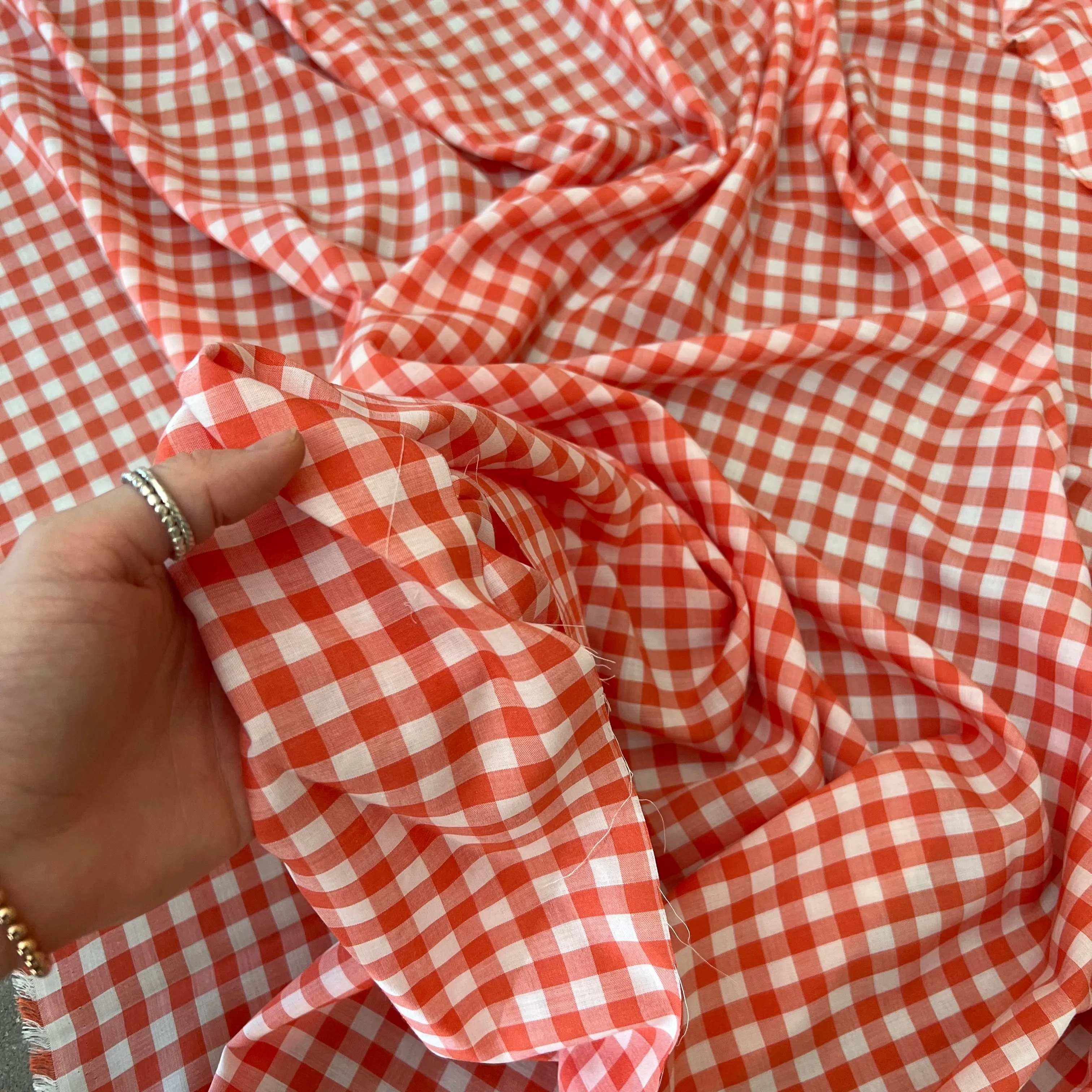 Checkers Tangerine    $16 per metre