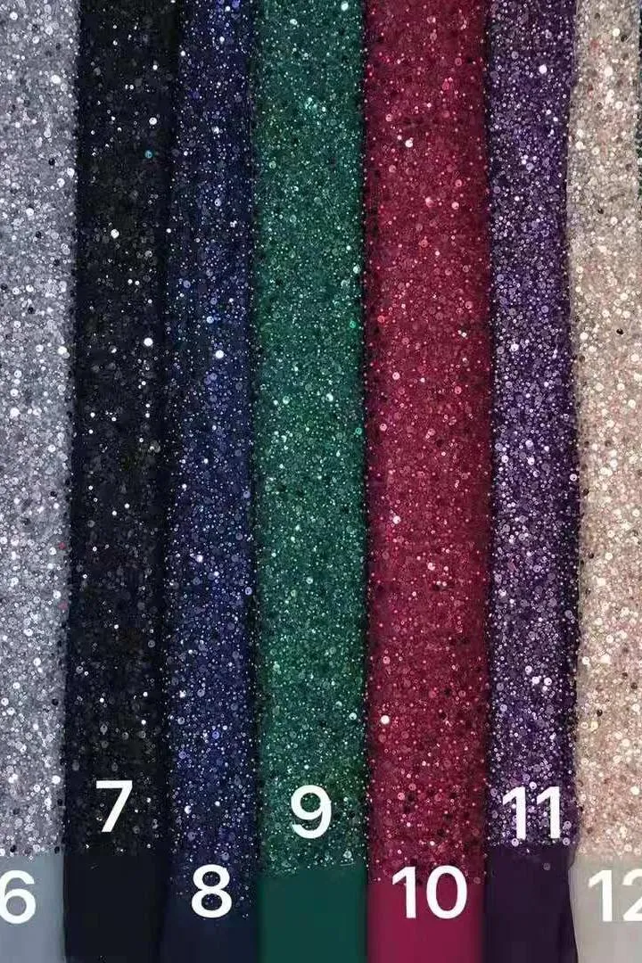 Chic Crystal Beading One Shoulder Strapless Slit Mermaid Sequins Prom Gowns