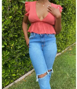 Christy Top(Pink)